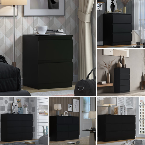 Matt black scandinavian style - matt,