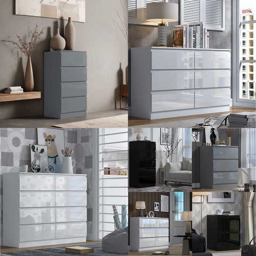 Chest drawers gloss front - drawers,
