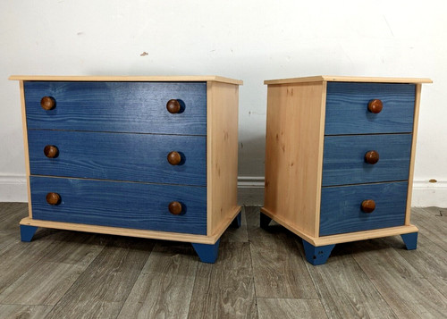 Chest drawers pair - of,