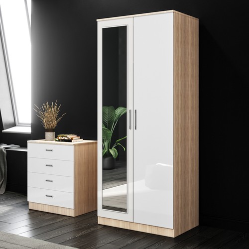 High gloss bedroom furniture - bedroom,