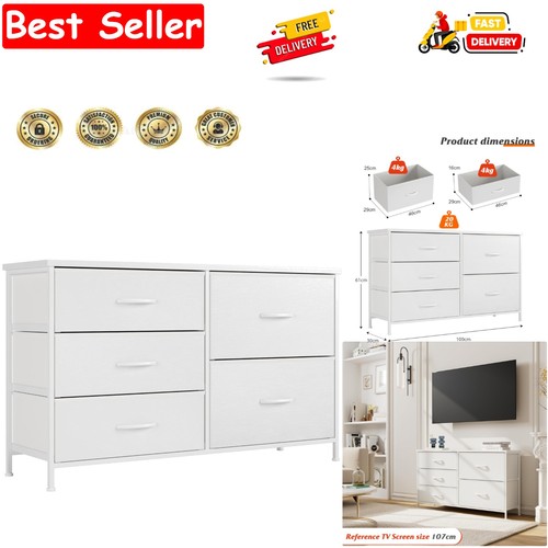 White dresser for bedroom with - dresser,