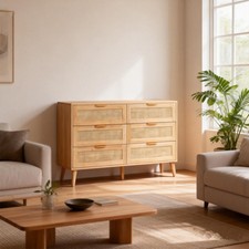 2/3/6 Drawers Rattan Chest of