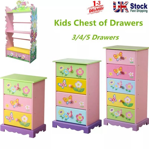 Wooden kids chest drawers - wooden, of
