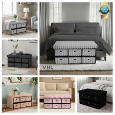 Ottoman Chest 6 Drawer Storage