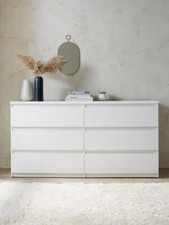 Lisson 6 Drawer Chest White