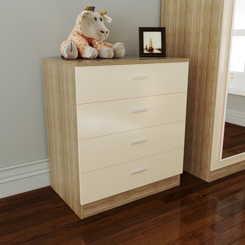 Chest drawers oak - oak, &